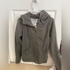 Lululemon Olive Green Scuba Hoodie
